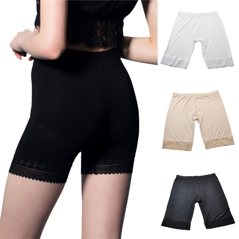 Women Under Safety Pants for Tiered Skirt Short Skirt Underwear Lace